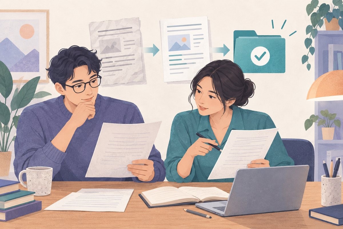 对照修改意见检查新版，再确认已处理与待核实事项。